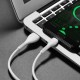 USB-TYPE C CABLE  ΣΕ TYPE C X85 WHITE 1m